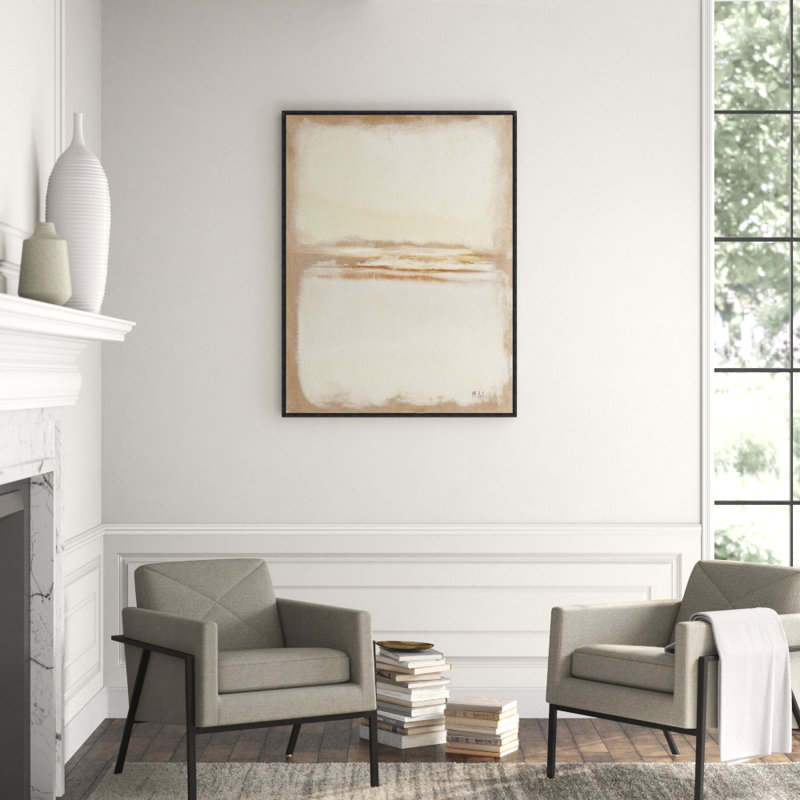 Desert View 1' Framed Print on Canvas