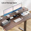 Height Adjustable Standing Desk with drawers,C-Clamp Mount Compatible,With two drawers，Home Office Stand Up Desk with 4 Preset Heights & 2 Hooks-1677770314-1683629224