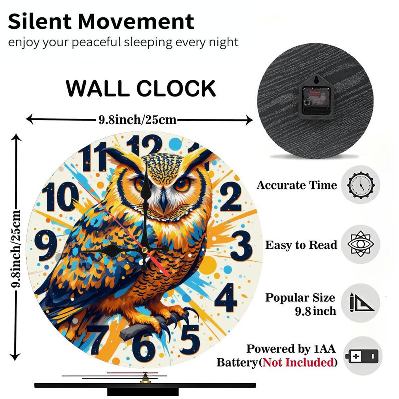 Horloge élégante en spirale