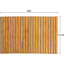 Ellsinore Rectangle Bath Mat Bamboo Roll Up Bath Duckboard Mat 40 X 60 cm Non-Slip Shower Mat 