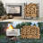 48'' W Metal Log Rack