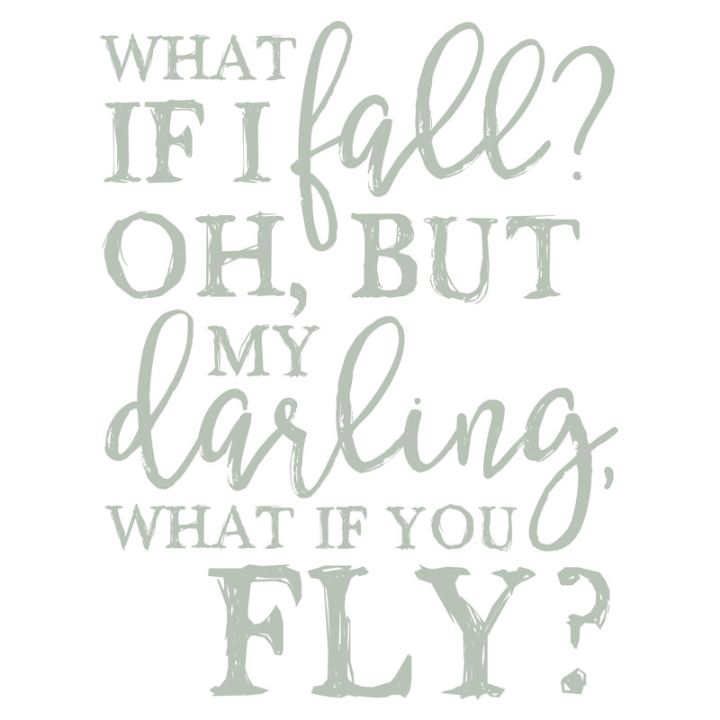" What If I Fall ", 12" W x 16" H