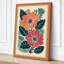 Three Gerberas in Bloom Botanical - Wrapped Canvas-1087715062-1087715063
