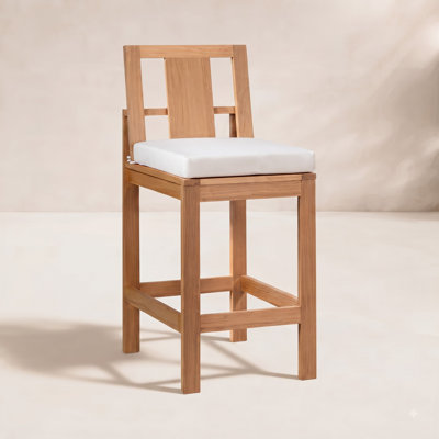 Dustin Eucalyptus Patio Bar Stool