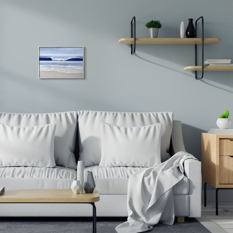 «Beach Cresting Wave Sea» par Devon Davis - reproduction de photo, Estampe numérique Farmhouse, H 11 po x l 14 po