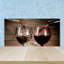 50cm W x 100cm L Glass Peel and Stick Panel