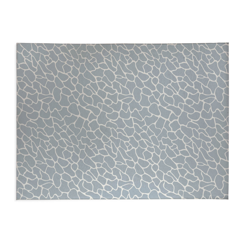 Paillasson Patch Play, L 24 po x L 36 po, Bleu ardoise