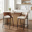 Tabouret de comptoir rembourré Devane-555924774