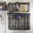 Modern Plaid Queen Bedding Sets, Soft Polyester Comforter With Complete Sheet Set