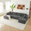 Canapé modulaire en chenille de 132 po en U-246001505