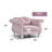 Chic Transitional Pink Accent Chair