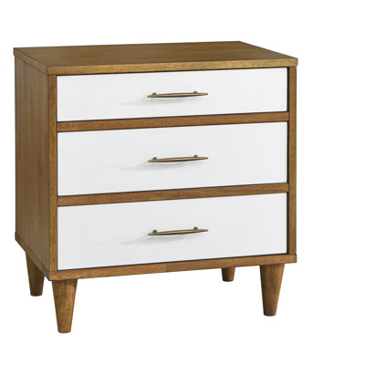 Afrida 3 Drawer Nightstand