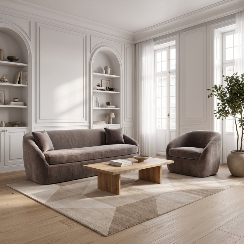 Fauteuil demi-tonneau Stargazer, Chenille Storm Performance