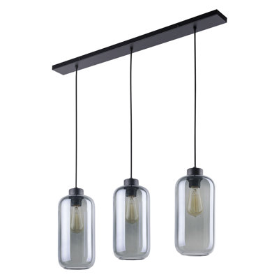 Lampa Wiszaca Bobbye Grafitowy 3 x E27