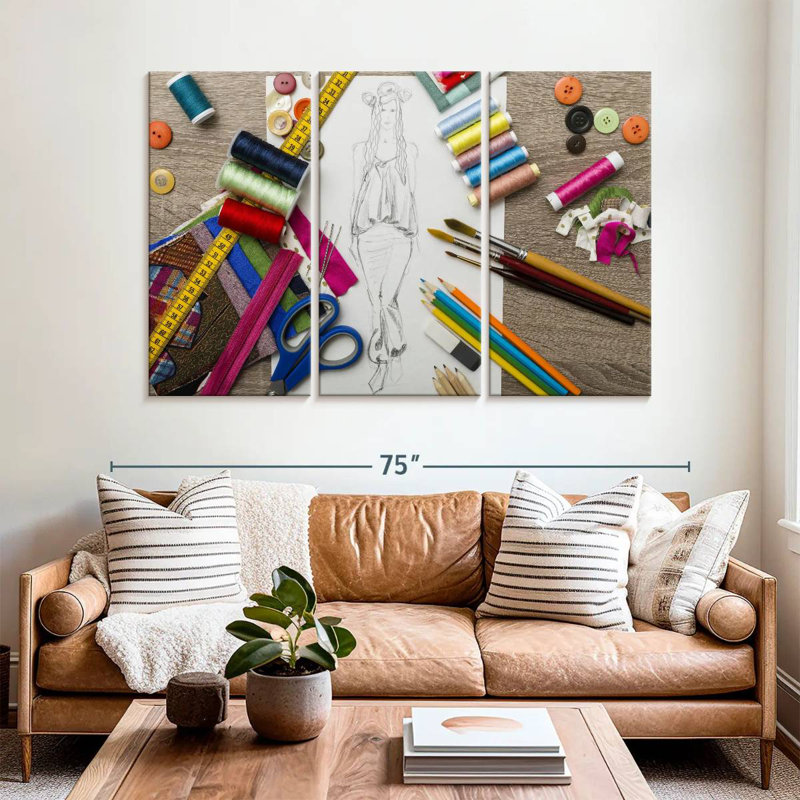 Senne Fashion Dessin, H 42 po x l 65 po