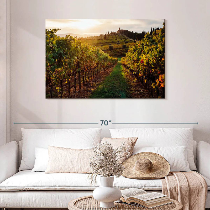 Alvord Tuscan Vineyard Sunset, H 30 po x l 45 po