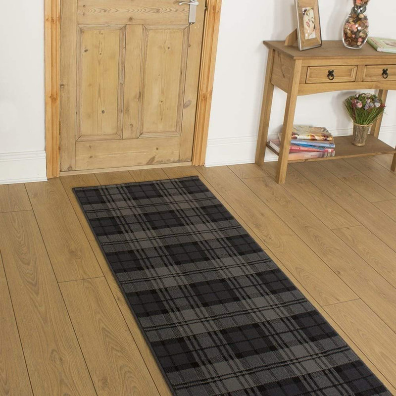 Runner Aryanna Plaid Indoor Area Rug, Runner 390cm x 70cm
