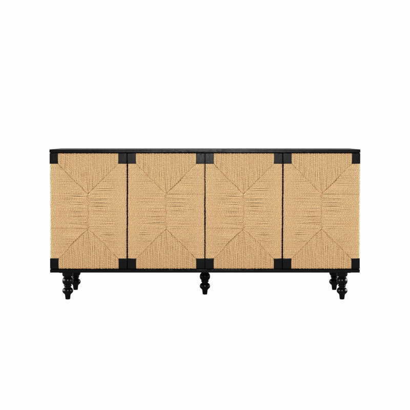 Meuble télé avec rangement Buffet Accent Natural