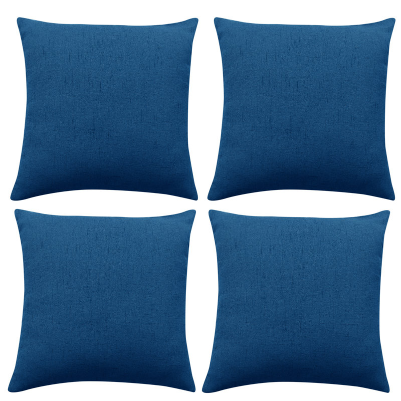  Square Pillow Cover, 20" x 20", Federal Blue