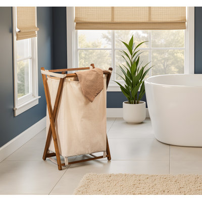 X-frame Folding Laundry Hamper