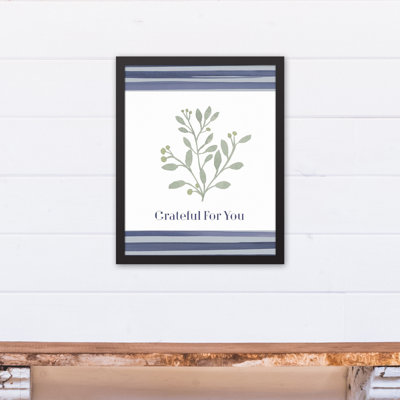 Grateful for You - Picture Frame Textual Art on Canvas -  Gracie Oaks, A69D0625DC7B4422BAE36A7FABFEE5A6