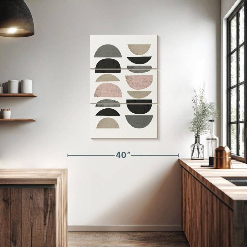 Avery Minimalist Circles III, 38" H x 24" W