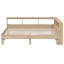 Bookcase Bed Without Mattress Solid Wood Pine-1938820490-1938820492