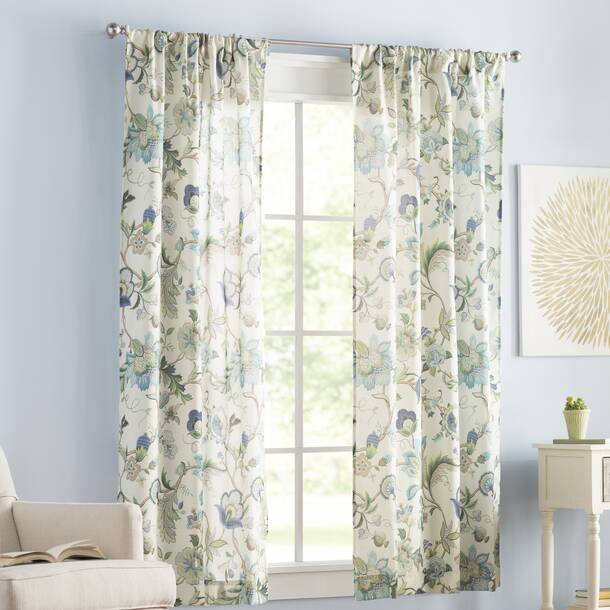 Canora Grey Jorma Polyester Sheer Curtain Panel & Reviews | Wayfair