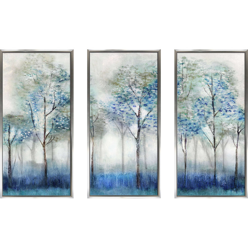 «Dream Forest» par Tava Studios, reproduction sur toile flottante 3 pièces, H 33,5 po x l 52,5 po x P 2 po