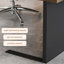 Bureau d'écriture rectangulaire en bois massif noyer-1096451835