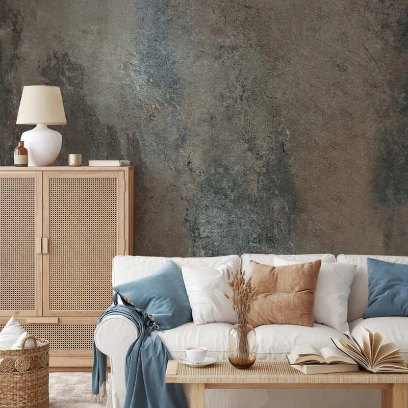 Gris anthracite béton vieilli, L 138 po x l 101,5 po