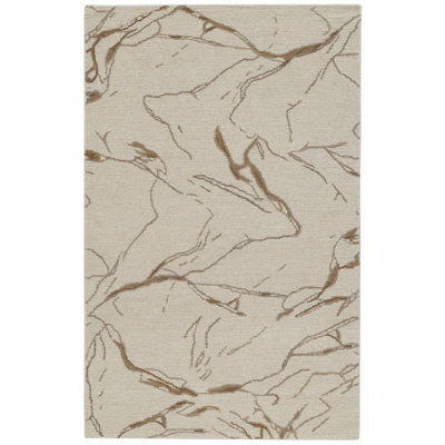 Hand-Tufted Abstract Wool Rug