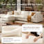 Canapé modulaire en L 113,77 po Comfy-697196543