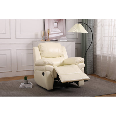 Kaneb 97cm Wide Faux Leather Standard Recliner