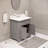 Derby 30" Carrara White Marble Countertop Bath Vanity with Faucet and Mirror-29273782