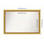 Townhouse Gold Non-Beveled Bathroom Wall Mirror-1016737343