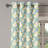Dakota Fields Ethnic Grommet Curtain Ikat Pattern Flourishing Art Mustard Blue Turquoise-1592615367