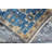 Grey & Blue Oushak Wool Rug – Hand-Knotted Traditional Medallion Vintage Oriental Area Carpet-1566921984