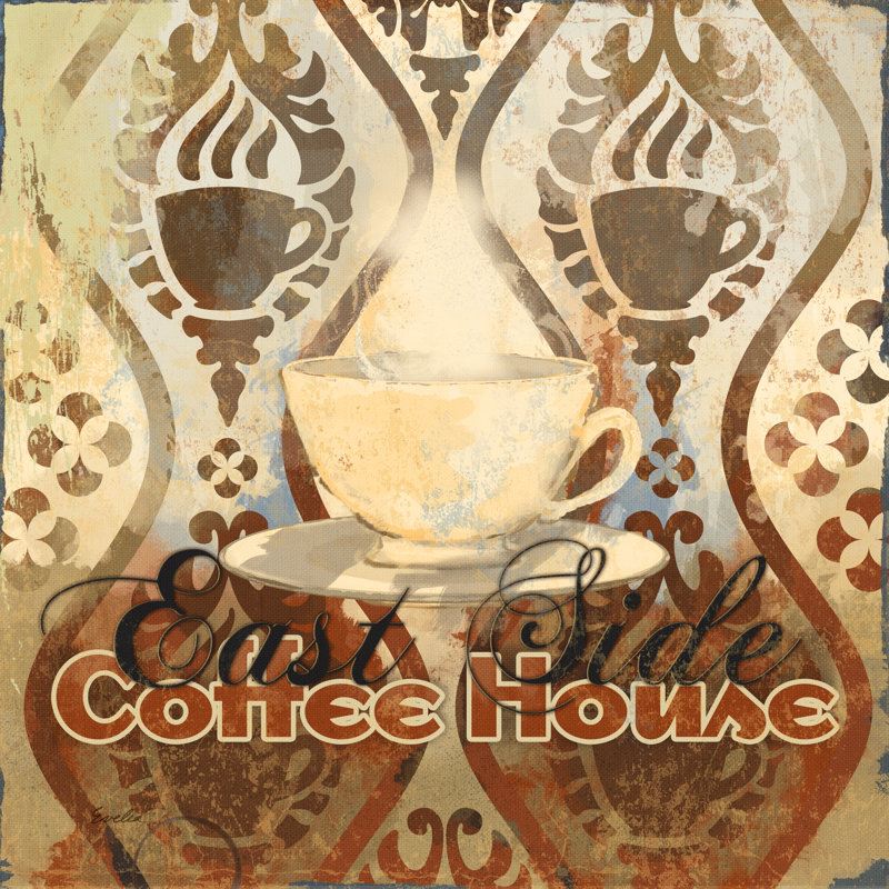 Coffee House III by Evelia Designs - Wrapped Canvas Print, 91cm H x 91cm W