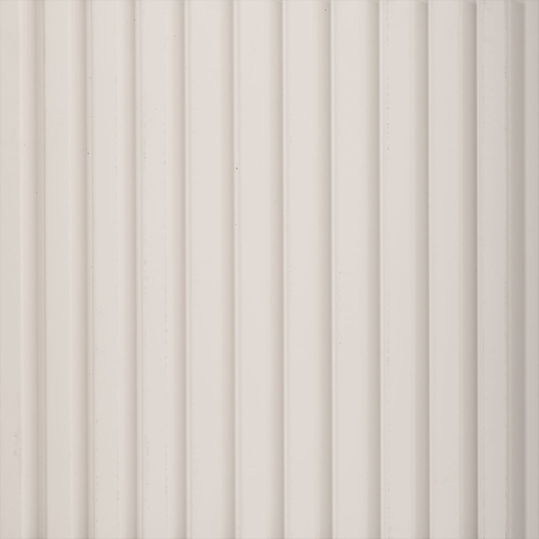 Medium Slats 94.5" L x 9.5" W x 0.5" D Polystyrene Glue-up Wood Slat Walls 62 sq.ft. (Set of 10) FromPlainToBeautifulInHours