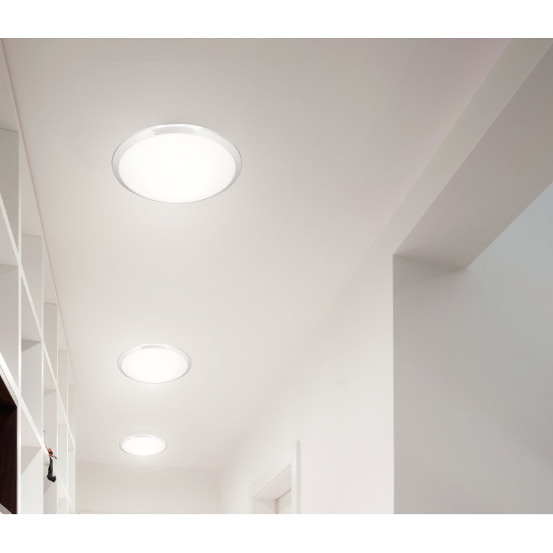 Malta 1 - Light LED Flush Mount, Chrome