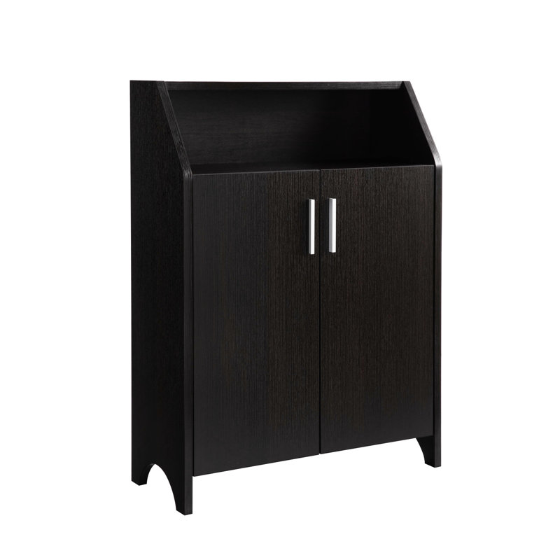 Armoire à chaussures à 4 tablettes - rouge 12,71 po Tablette de rangement large 10 po