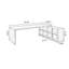 Bureau de direction en bois massif noir en L-1181497650-1181497660