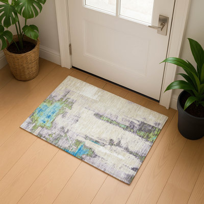 Premium Machine Washable Pirtle Abstract Rug