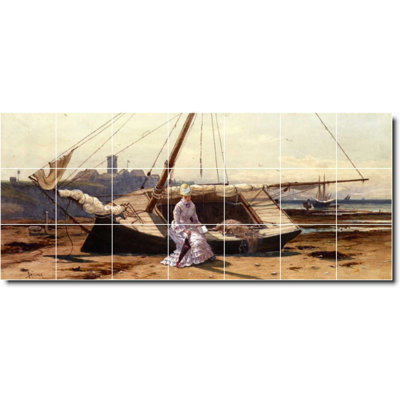 Carreau de céramique décorative 42 po x 18 po 6 po x 6 po