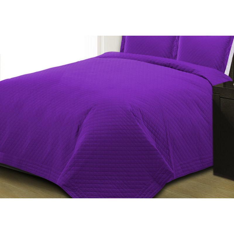 Quilt, King Quilt, Plum