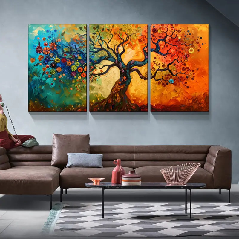 3 Piece Wrapped Canvas Print