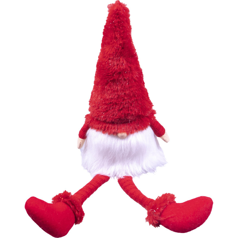 Cheve Christmas Stuffed Holiday Accent, Red