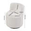 Upholstered Teddy and Sherpa Swivel Barrel Chair