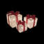 Coffret cadeau argenté